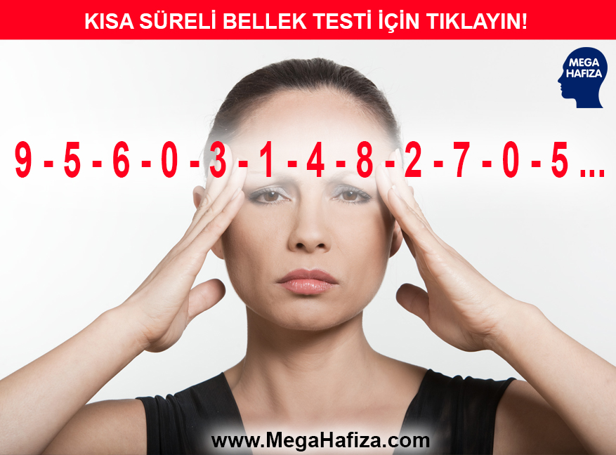 hafıza testi - geçici hafıza sınırları testi - çalışan hafıza sınırları testi